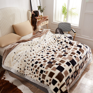 Luxury <b>Comfortable</b> King Size Korean Mink <b>Blankets</b> Wholesale Raschel <b>Blanket</b> - Product Image 3