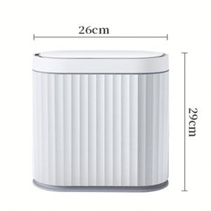 Automatic Smart <b>Sensor</b> Can Kitchen Garbage Tin for Bathroom <b>Light</b> Luxury Family Living Room Cracks Trash Bin Custom Logo - Product Image 2