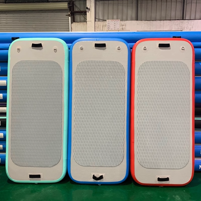 Aquatic Colorful Floating Mat for Water Yoga Drop Stitch Inflatable Pad Air Track Wholesale