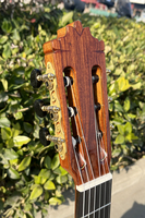 Guitare classique de concert haut de gamme, fabriquée à la main par un maître luthier, entièrement en bois massif, corps Santos, dessus en épicéa, modèle Chmaber.