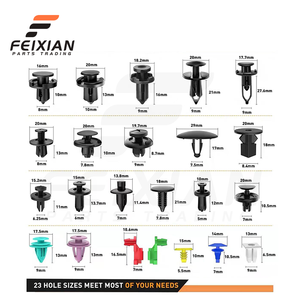 725 pièces 680 pièces 23 types de clips de fixation universels de haute qualité pour <span class=keywords><strong>carrosserie</strong></span> automobile, clips de serrage <span class=keywords><strong>en</strong></span> nylon, kit de rivets de pare-chocs pour - Product Image 4