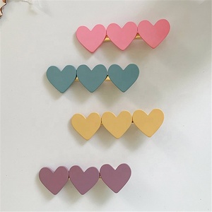 YIYI-Pinzas para el pelo con diseño de corazón para niña, pinzas para el pelo de alta calidad, estilo coreano, regalo de amor, Día de San Valentín, gran oferta - Product Image 3
