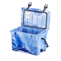 Glacière rotomoulée moderne en LLDPE de 18 litres avec coque rigide et isolation à congélation profonde pour aliments et canettes