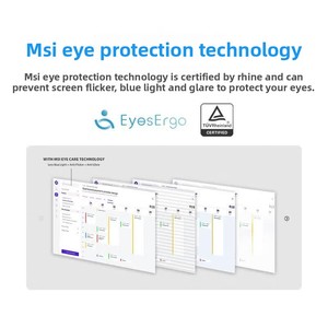 Écran IPS FHD 144 Hz de <span class=keywords><strong>24</strong></span> <span class=keywords><strong>pouces</strong></span> <span class=keywords><strong>MSI</strong></span> Pro MP243L E14 avec HDR, sans scintillement et faible lumière bleue pour le jeu à domicile et le bureau - Product Image 5