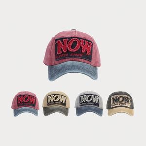 หมวกเบสบอลผ้าฝ้ายปักลายโลโก้ ปีกโค้งนุ่ม สีสันสดใสสำหรับฤดูร้อน  แฟชั่นผู้ชาย  หมวกกันแดด  หมวกกีฬาแบบซักได้ - Product Image 2