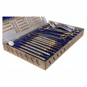Kit Básico de Cirugía Dental Manual Dentovos - Juego de Instrumentos de Cirugía Oral con Herramientas de Osteotomía y Preparación Ósea - Product Image 4