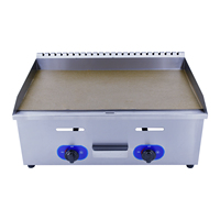 Plaque de cuisson à gaz en acier inoxydable de qualité commerciale, mobile et à poser sur comptoir, idéale pour hôtels, restaurants et food trucks – Meilleures ventes