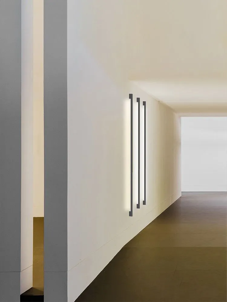 Lâmpada de parede com alça para ambientes internos, lâmpada de parede de LED criativa, moderna e simples, com uma linha nórdica