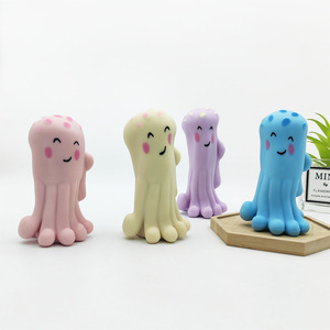Jouet extensible en forme de pieuvre, rempli de sable, jouet moelleux à presser, jouet sensoriel anti-stress pour enfants et adultes - Product Image 3