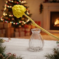 HFlora Artichoke Snow Lotus Kecil Berkualitas Tinggi, Diawetkan, Tahan Lama 3-5 Tahun, Dekorasi Rumah, Hari Valentine, Wisuda
