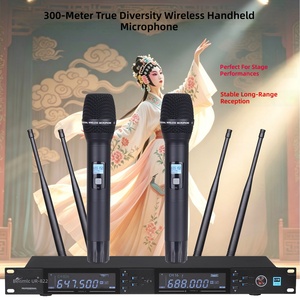 True Diversity One-to-two Wireless Microphone <strong>Headset</strong>, Head-mounted Lapel and Chest Microphone Set for Live Streaming, - Product Image 2