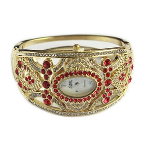 Reloj G&<span class=keywords><strong>D</strong></span> <span class=keywords><strong>518</strong></span> para Mujer, Reloj de Moda Dorado, Reloj de Pulsera para Dama, Correa de Aleación Plateada, Reloj de Cuarzo Femenino - Product Image 4