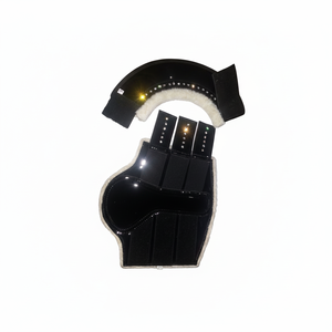 Excellent ensemble de bottes d'équitation noires avec brossage et protection contre la surportée - Product Image 1