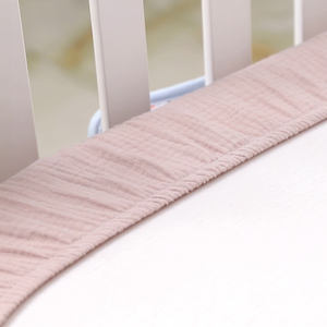 Babybettlaken Superweich Atmungsaktiv Bio-Baby Spannbettlaken 100% Baumwolle Musselin Baby Spannbettlaken - Product Image 6