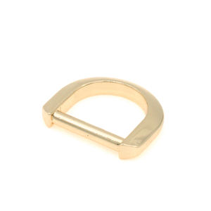 Boucle à anneau en D en alliage de zinc de 19mm, Simple et raffiné, pour ceinture de taille, sangle d'épaule, accessoire de réglage des liens - Product Image 3