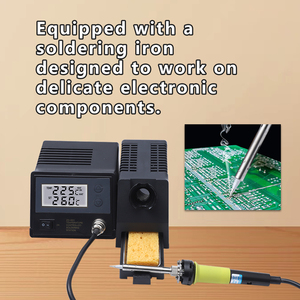 Chất lượng cao 48W bảng mạch điện SMD Máy hàn Máy Trạm hàn sắt với đầu dò nhiệt độ - Product Image 5