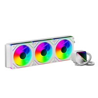 Refroidisseur liquide AIO ZeroMaster 360 mm ARGB pour processeur, radiateur de refroidissement par eau, dissipateur thermique pour PC Intel LGA1700 LGA1851 AMD AM4 AM5