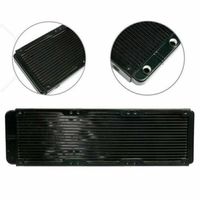 Radiateur de refroidissement à eau en aluminium de 360mm, dissipateur thermique de CPU pour refroidisseur de liquide d'ordinateur