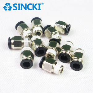 Industrielle Kunststoff-Pneumatikteile Schnellkupplung mit Geradem Außengewinde Luftrohr-Bremsanschluss für Maschinenanwendungen - Product Image 5