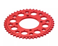 Dirt Bike Parts 415 420 Chaîne Pit Bikes Aluminium Ergal Moto Pignon Arrière pour YCF Bigy Factory 190 150 155 125 Corona