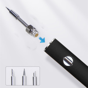 2025电动智能烧线650毫安数显烙铁推车预热充电电池焊笔c型 - Product Image 2