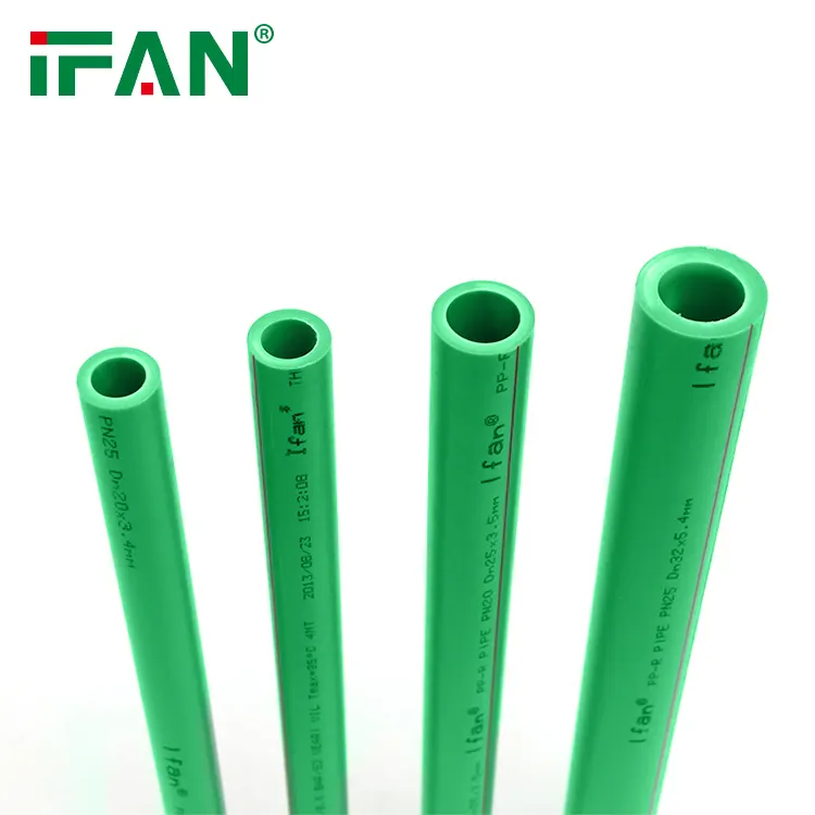 IFAN fornitore della cina PN25 PN12.5 tubazioni PPR tubi verdi OEM ODM tubi di plastica PPR tubi dell'acqua