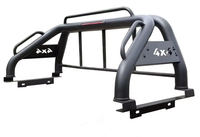 Arceau sport en acier inoxydable noir pour micros Hilux Navara Dmax Ute
