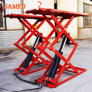 Elevador de Tijera Hidráulico de Seguridad SAMFD CE, Ultrafino, Elevación Completa, Capacidad de 3500 kg, Altura de Elevación de 70.87 Pulgadas - Product Image 4
