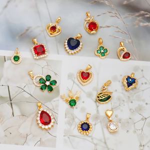 Jxx - Colgante de Diamantes Personalizado de 18K con Circonita, Joyería de Latón Chapado en Oro de Alta Calidad para Mujer, Diseño de Mariposa a la Moda - Product Image 3