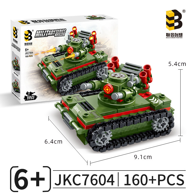Jkc7604 รถถังพยากรณ์พังทลาย-ซีรีส์ทหาร