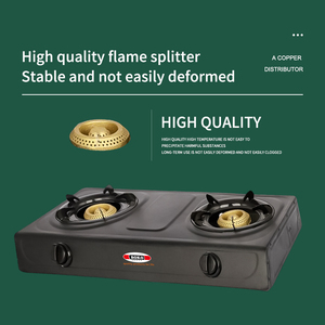 Estufa de Gas <span class=keywords><strong>para</strong></span> Camping con Quemadores de Acero Inoxidable <span class=keywords><strong>para</strong></span> Cocina, Precio de Fábrica al por Mayor, Doble Cilindro de Hierro Fundido - Product Image 4