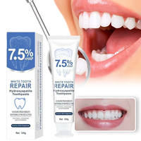 Dentifrice de marque privée haut de gamme NHAp avec emballage de luxe, formule personnalisée à base de nano-hydroxyapatite, fabricant