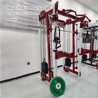 Câble Crossover Smith Machine Câble Crossover réglable Pec Fly Lat Down Gym Equipment Multi Functional Smith Machine