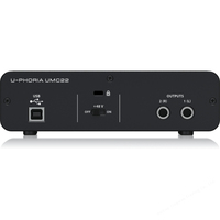Behringer UMC22 Audiophile 2x2 USB Audio Interface Dengan Midas Mic Preamplifier Sound Card