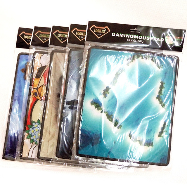 Colorful Thick Rubber Mouse Pad sealed Edges Multiple Patterns 210X250X2mm Irregular Shape Office Use Stock Factory Wholesale
