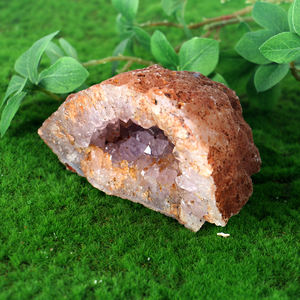 Vente en gros de cristal de haute qualité taillant un trou en agate brute avec géode pour l'artisanat du cristal - Product Image 3