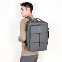 Mochila Impermeable Marksman Oxford Unisex de Gran Capacidad con Puerto USB, Compartimento para Portátil y Bolsillos Prácticos, Personalizable con Logotipo