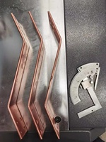 Machine de pliage de barres omnibus en cuivre CNC 500 KN avec système de contrôle Siemens