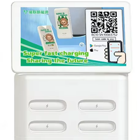 Station de recharge de téléphone portable durable à 8 emplacements avec fonction de paiement POS et paiement portable