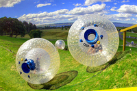 Boule de Zorb gonflable en PVC naturelle, ballon à bulles, de football, 1 à 3 m