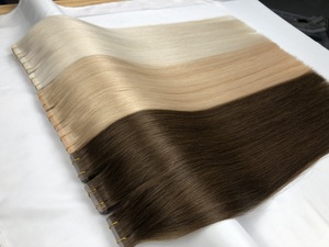 Extensiones de Cabello Humano Virgen Remy con Cinta Adhesiva Invisible de Doble Trama, Sin Costuras, en Oferta - Product Image 5