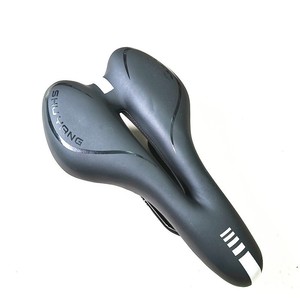Selle de vélo de montagne 28 cm x 16 cm, coussin en gel, siège de cyclisme confortable pour adultes, unisexe, noir - Product Image 2