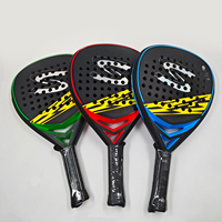 Raqueta de Pádel Anyball Profesional de Fibra de Carbono 3K, Raqueta de Tenis de Alta Calidad con Diseño Único, Hecha a Medida TB001 360g