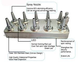 10ヘッド5500MLウォーターミストスプレー工業用ミストメーカー超音波フォガーアトマイザー加湿器 - Product Image 2