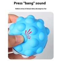 Pelota de silicona 3D para descompresión, juguete educativo de roedor musical para niñas, juguetes de descompresión Pioneer hechos de plástico duradero