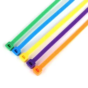 Wholesale Factory High Quality 9.0x600mm Cable Zip Ties Self-locking Type Plastic Nylon 66 Cable Tie