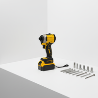 Tournevis électrique à percussion sans balais industriel YLY008, batterie lithium-ion 21V, couple maximal 200 Nm, 3250 tr/min, pour perçage du bois (embout Phillips)