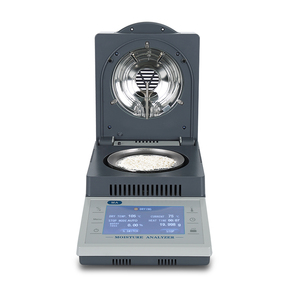 Analyseur d'humidité de laboratoire à chauffage halogène 0,001 g pour test d'humidité rapide, balance d'humidité de laboratoire, <span class=keywords><strong>3</strong></span> modes de séchage, écran tactile avec RS232 - Product Image 4