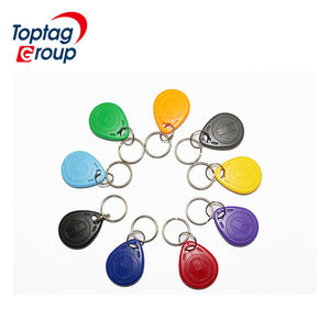 Otel Motel için özel ABS <span class=keywords><strong>RFID</strong></span> <span class=keywords><strong>RFID</strong></span> 125khz kimlik anahtarlık renk anahtar etiketleri - Product Image 3