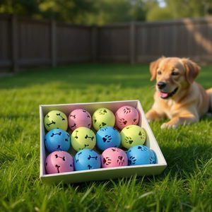 Dog Toy Flashing Ball 12Pcs Colorful Pet Play For Dogs - Product Image 2